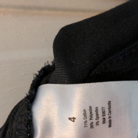 🌞Iridescent! Black/silver Ana skinny jeans, Size 4, NWT - Picture 5 of 6